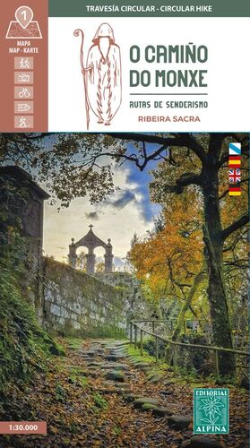 O CAMIÑO DO MONXE - RIBEIRA SACRA 1:30,000