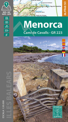 MENORCA - CAMÍ DE CAVALLS GR 223  1:50,000