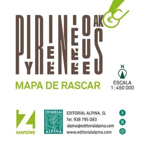 PIRINEOS - MAPA DE RASCAR 1:450,000