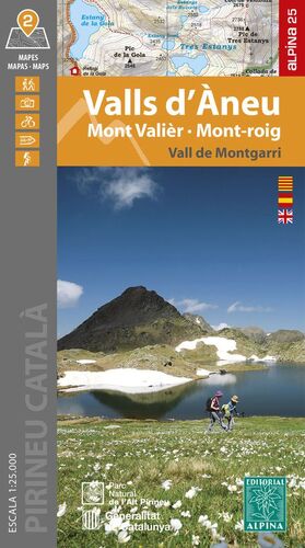 VALLS D'ÀNEU 1:25,000 (2 MAPES)