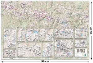 3000 PIRINEOS. MAPA DE RASCAR  1:175000 - 1:40.000