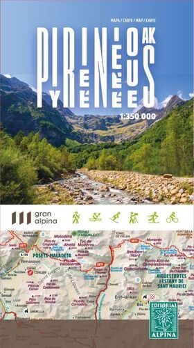 PIRINEUS - PIRINEOS -  PYRENEES 1:350.000