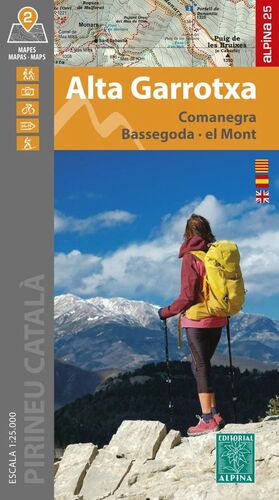 ALTA GARROTXA 2 MAPES 1:25.000  + CARPETA