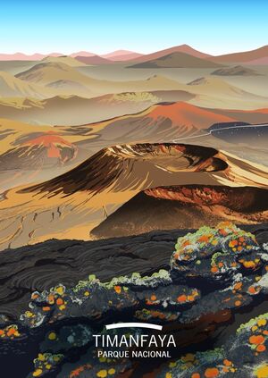 ILUSTRACIONES DE LA RED DE PARQUES NACIONALES. TIMANFAYA  *