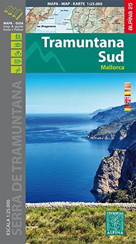 TRAMUNTANA SUD 1:25.000 MALLORCA *