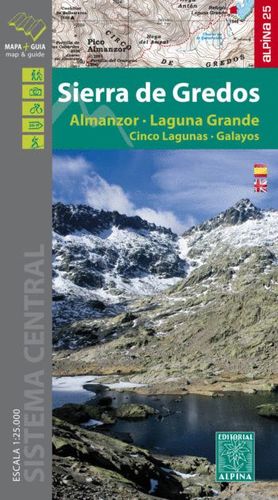 SIERRA DE GREDOS 1:25.000   GUIA+MAPA *