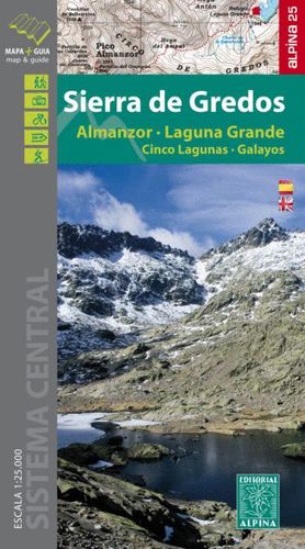 SIERRA DE GREDOS 1:25.000   GUIA+MAPA