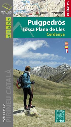 PUIGPEDRÓS - TOSSA PLANA DE LLES 1:25.000