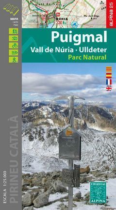 PUIGMAL. VALL DE NURIA ULLDETER 1:25,000