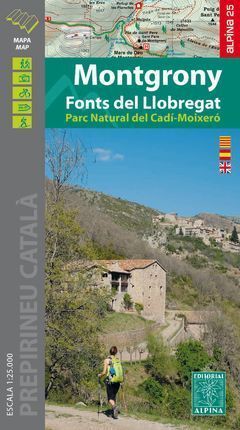 MONTGRONY - FONTS DEL LLOBREGAT 1:25.000