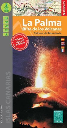 LA PALMA - RUTA DE LOS VOLCANES, 2 MAPES   1:25,000