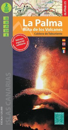 LA PALMA - RUTA DE LOS VOLCANES, 2 MAPES   1:25,000 *