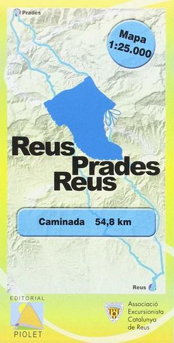 MAPA REUS - PRADES - REUS 1:25.000 *