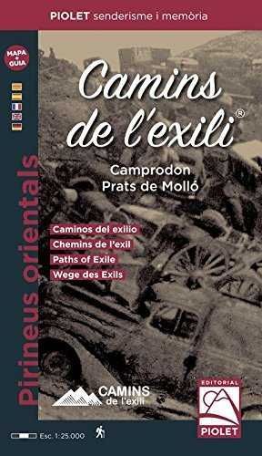 CAMINS DE L'EXILI CAMPRODON-PRATS DE MOLLÓ  1:25.000