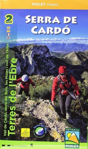 SERRA DE CARDÓ 1:20.000 TERRES DE L'EBRE (2 MAPES)