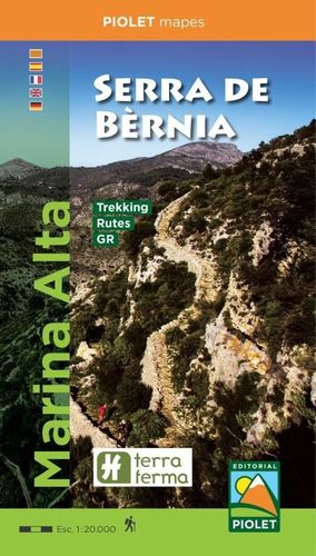 SERRA DE BERNIA. MARINA ALTA 1:20.000