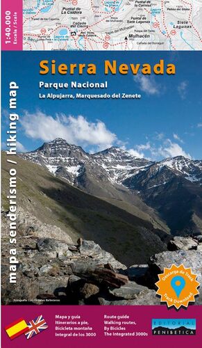 SIERRA NEVADA PARQUE NACIONAL (MAPA + GUÍA) 1:40,000 *