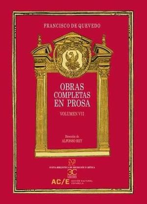 OBRAS COMPLETAS EN PROSA VOL 7  *