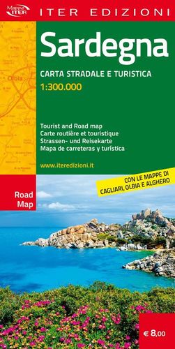 SARDEGNA. CARTA STRADALE E TURISTICA ANTISTRAPPO 1:300.000 *