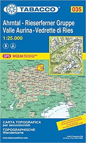 035  VALLE AURINA-VEDRETTE DI RIES / AHRNTAL-RIESERFERNER GRUPPE *