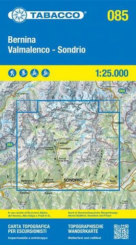 085 BERNINA / VALMALENCO / SONDRIO 1:25,000 *
