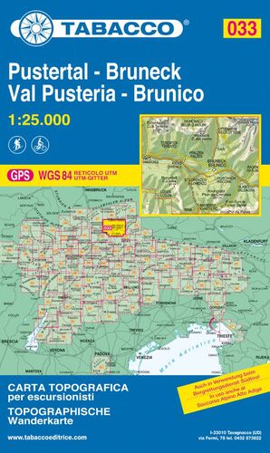 33 VAL PUSTERIA / BRUNICO / PUSTERTAL / BRUNECK 1:25,000 *