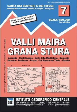 7 VALLI MAIRA, GRANA E STURA E.1:50,000 *