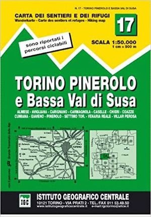 17 TORINO, PINEROLO E BASSA VAL DI SUSA 1:50.000 *