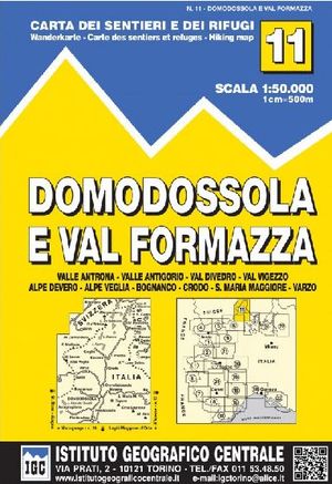 11 DOMODOSSOLA E VAL FORMAZZA E.1:50,000 *