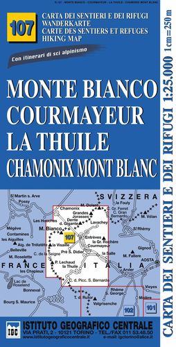 107 MONTE BIANCO , COURMAYEUR, LA THUILE, CHAMONIX MONT BLANC