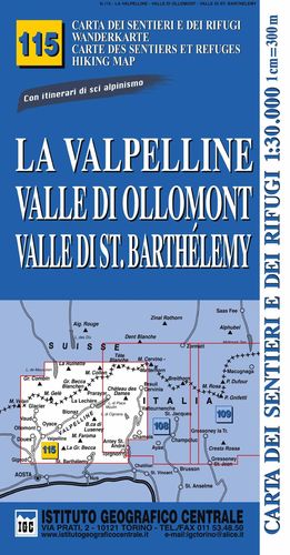 115 VALPELLINE, VALLE DI OLLOMONT E.1:25,000 *