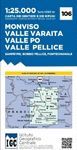 106 MONVISO, VALLE PO, VALLE VARAITA, VALLE PELLICE 1:25,000