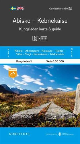 KUNGSLEDEN 1: ABISKO KEBNEKAISE 1:50,000 (SWEDEN-SUECIA) *