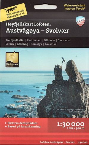 AUSTVAGOYA - SVOLVAER : LOFOTEN 1:30,000 *