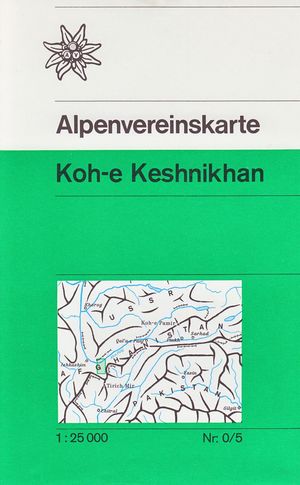 0/5 KOH-E KESHNIKHAN  (AFGANISTAN) E. 1:25,000