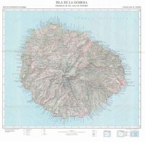 ISLA DE LA GOMERA  1:50.000