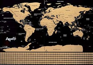 Mapa Del Mundo Para Rascar, Scratch Map Mundial