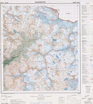 2786 04 MOUNT EVEREST - SAGARMATHA (16) 1:50,000 *