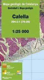 CALELLA. MAPA GEOLÒGIC 1:25.000. FULL 394-2-1 (76-29) *