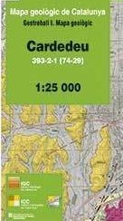 CARDEDEU. MAPA GEOLÒGIC 1:25.000. FULL 393-2-1 (74-29) *