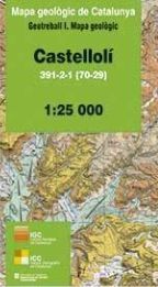 CASTELLOLÍ. MAPA GEOLÒGIC 1:25.000. FULL 391-2-1 (70-29) *