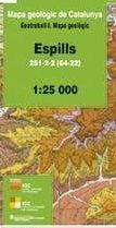 ESPILLS. MAPA GEOLÒGIC 1:25.000. FULL 251-2-2 (64-22) *