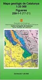 FIGUERES. MAPA GEOLÒGIC 1:25.000.  FULL 258-1-1 (77-21) *