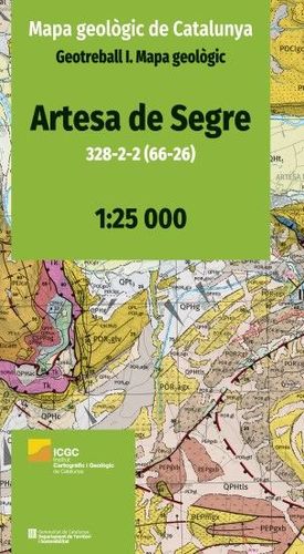 MAPA GEOLÒGIC 1:25.000. GEOTREBALL I. ARTESA DE SEGRE *