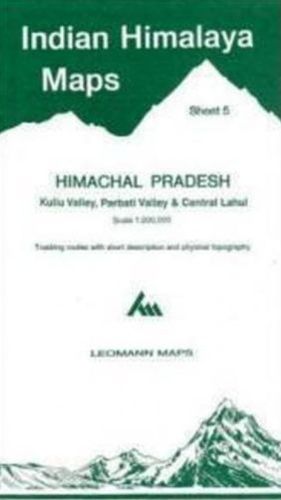 INDIA HIMALAYA MAP 5: HIMACHAL PRADESH  1:200,000 *