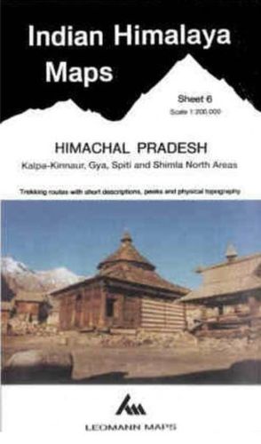 INDIA HIMALAYA MAP 6: HIMACHAL PRADESH 1:200,000 *