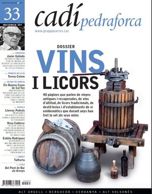 33 VINS I LICORS. CADÍ-PEDRAFORCA