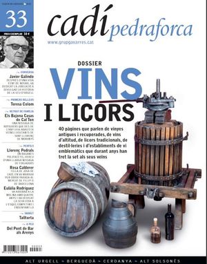 33 VINS I LICORS. CADÍ-PEDRAFORCA *