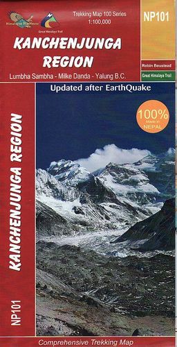 NP101 KANGCHENJUNGA REGION 1:100,000 GHT  *