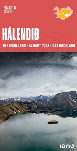 HALENDID 1:250.000 ( ISLANDIA - ICELAND)  *